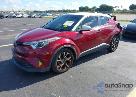 2018 Toyota C-Hr Xle z USA, uszkodzony, nr VIN JTNKHMBX3J1010421